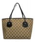 GUCCI (グッチ) GGキャンバス エナメル トートバッグ ベージュ：34800円