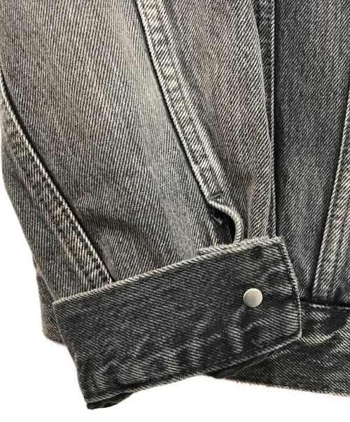 BALENCIAGA（バレンシアガ）BALENCIAGA (バレンシアガ) オーバーサイズデニムジャケット グレー サイズ:Sの古着・服飾アイテム
