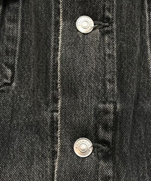 BALENCIAGA（バレンシアガ）BALENCIAGA (バレンシアガ) オーバーサイズデニムジャケット グレー サイズ:Sの古着・服飾アイテム