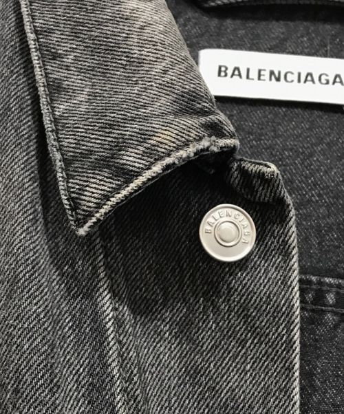 BALENCIAGA（バレンシアガ）BALENCIAGA (バレンシアガ) オーバーサイズデニムジャケット グレー サイズ:Sの古着・服飾アイテム