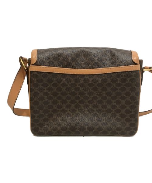CELINE（セリーヌ）CELINE (セリーヌ) マカダム柄ショルダーバッグ ブラウンの古着・服飾アイテム