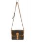 CELINE (セリーヌ) マカダム柄ショルダーバッグ ブラウン：35800円