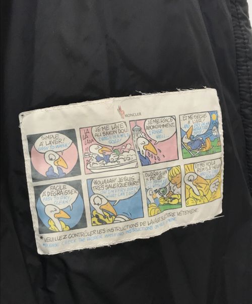 MONCLER（モンクレール）MONCLER (モンクレール) ダウンコート ブラック サイズ:1の古着・服飾アイテム