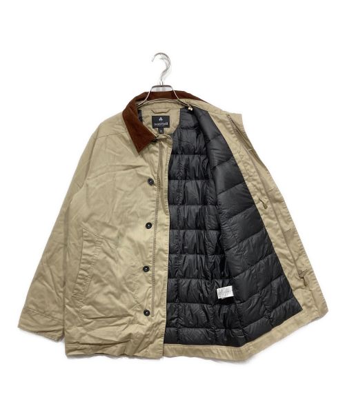 mont-bell（モンベル）mont-bell (モンベル) キャンバスカントリー ダウンジャケット ベージュ サイズ:Mの古着・服飾アイテム