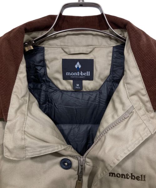 mont-bell（モンベル）mont-bell (モンベル) キャンバスカントリー ダウンジャケット ベージュ サイズ:Mの古着・服飾アイテム