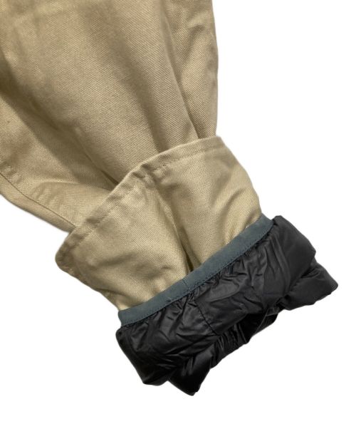 mont-bell（モンベル）mont-bell (モンベル) キャンバスカントリー ダウンジャケット ベージュ サイズ:Mの古着・服飾アイテム