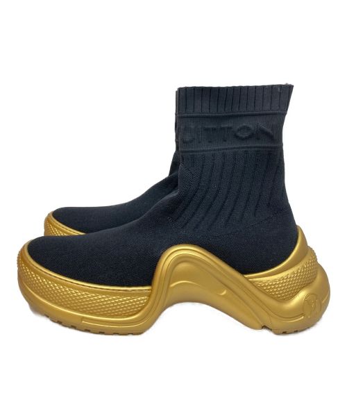 LOUIS VUITTON（ルイ ヴィトン）LOUIS VUITTON (ルイ ヴィトン) アークライト・ライン ソックススニーカー ブラック サイズ:37 1/2の古着・服飾アイテム