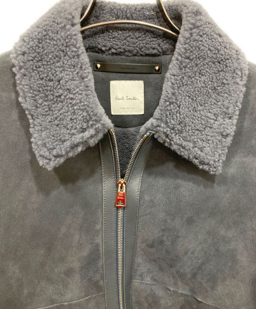 PAUL SMITH（ポールスミス）PAUL SMITH (ポールスミス) ムートンコート グレー サイズ:Mの古着・服飾アイテム