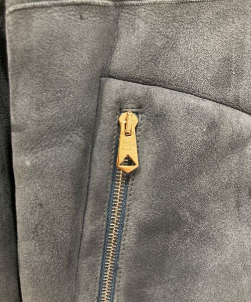 PAUL SMITH（ポールスミス）PAUL SMITH (ポールスミス) ムートンコート グレー サイズ:Mの古着・服飾アイテム