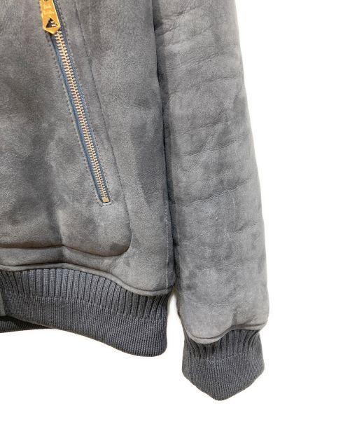 PAUL SMITH（ポールスミス）PAUL SMITH (ポールスミス) ムートンコート グレー サイズ:Mの古着・服飾アイテム