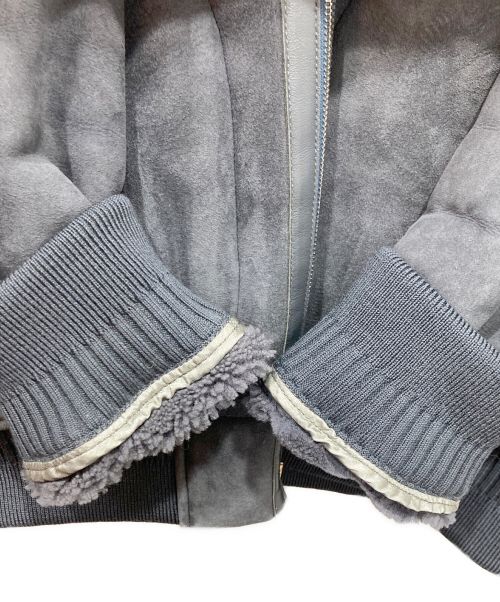 PAUL SMITH（ポールスミス）PAUL SMITH (ポールスミス) ムートンコート グレー サイズ:Mの古着・服飾アイテム