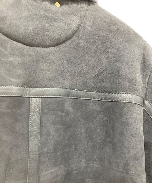 PAUL SMITH（ポールスミス）PAUL SMITH (ポールスミス) ムートンコート グレー サイズ:Mの古着・服飾アイテム