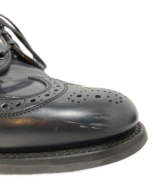 SANDERS（サンダース）SANDERS (サンダース) heliopole (エリオポール) Tassel Long Wing ブラック サイズ:4 1/2の古着・服飾アイテム