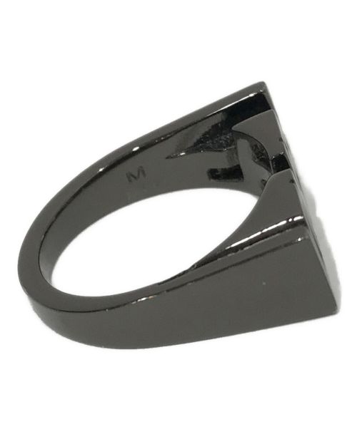 FENDI（フェンディ）FENDI (フェンディ) レタリングリング ブラック サイズ:Mの古着・服飾アイテム