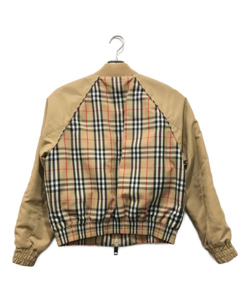 BURBERRY（バーバリー）BURBERRY (バーバリー) チェックボンバージャケット ベージュ サイズ:UK6の古着・服飾アイテム