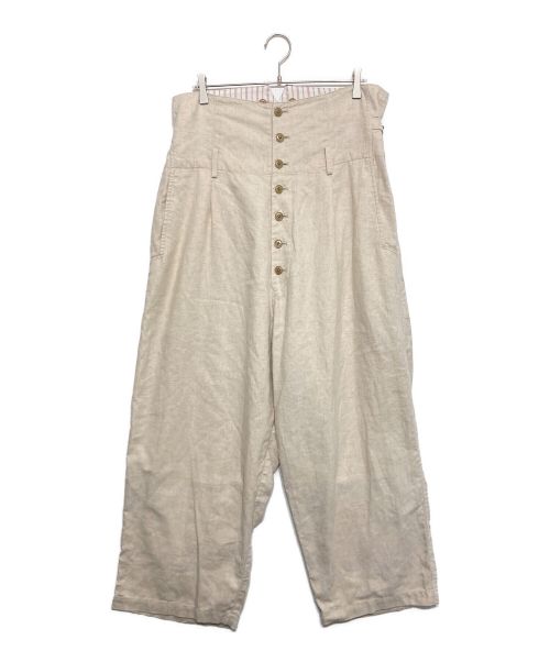 s'yte（サイト）s'yte (サイト) WASHER TWILL HIGH WAIST SUSPENDERS アイボリー サイズ:3の古着・服飾アイテム