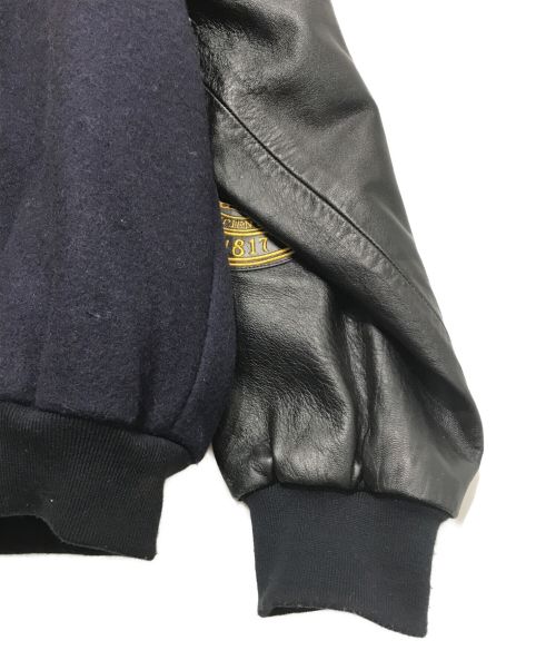 JEFF HAMILTON（ジェフハミルトン）JEFF HAMILTON (ジェフハミルトン) スタジャン ネイビー サイズ:Lの古着・服飾アイテム