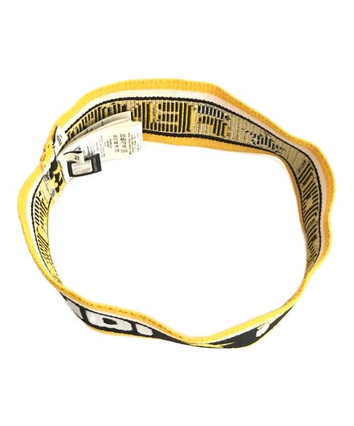 FENDI（フェンディ）FENDI (フェンディ) FILA (フィラ) ヘアバンド ブラック×イエローの古着・服飾アイテム