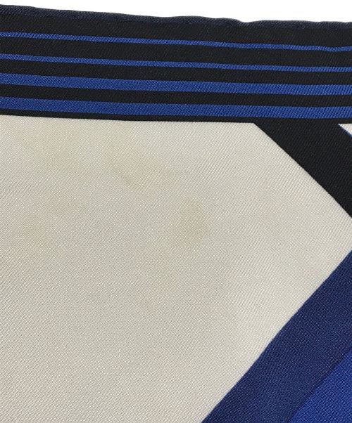 LOUIS VUITTON（ルイ ヴィトン）LOUIS VUITTON (ルイ ヴィトン) シルクスカーフ ネイビーの古着・服飾アイテム