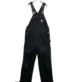 CarHartt（カーハート）の古着「ダブルニー オーバーオール」｜ブラック