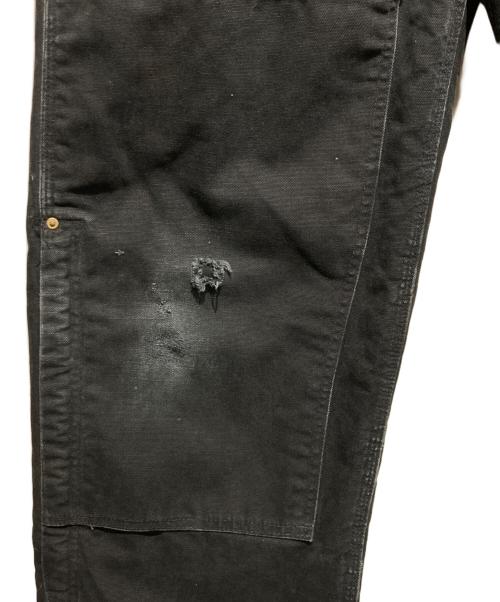 CarHartt（カーハート）CarHartt (カーハート) ダブルニー オーバーオール ブラック サイズ:40の古着・服飾アイテム