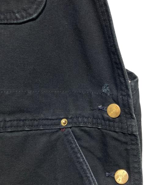 CarHartt（カーハート）CarHartt (カーハート) ダブルニー オーバーオール ブラック サイズ:40の古着・服飾アイテム