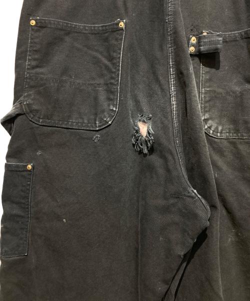 CarHartt（カーハート）CarHartt (カーハート) ダブルニー オーバーオール ブラック サイズ:40の古着・服飾アイテム