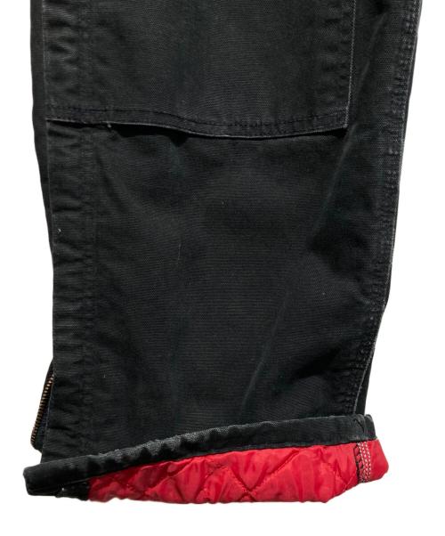 CarHartt（カーハート）CarHartt (カーハート) ダブルニー オーバーオール ブラック サイズ:40の古着・服飾アイテム