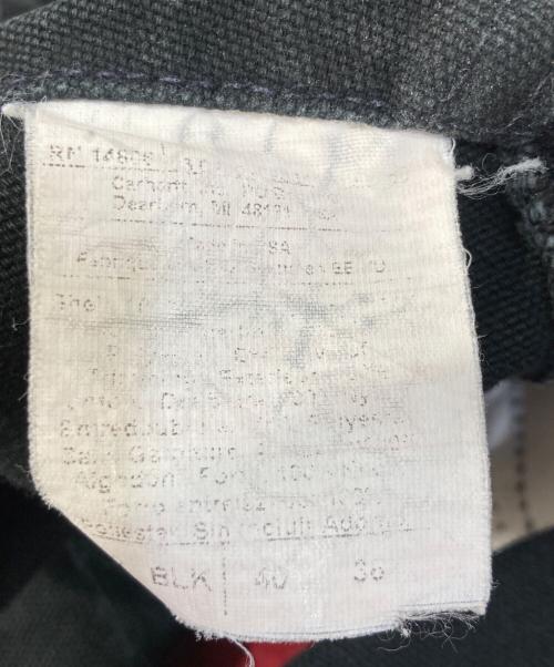 CarHartt（カーハート）CarHartt (カーハート) ダブルニー オーバーオール ブラック サイズ:40の古着・服飾アイテム