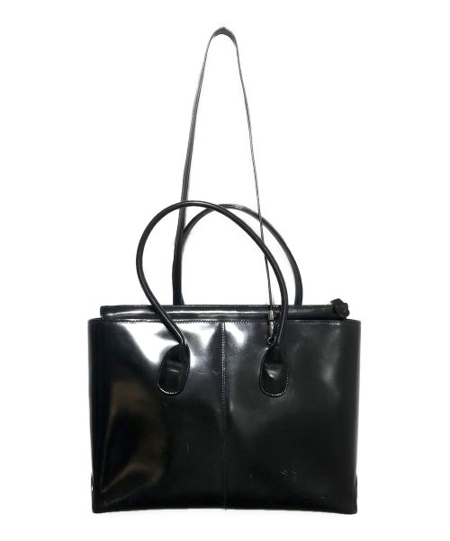 TOD'S（トッズ）TOD'S (トッズ) 2WAYトートバッグ ブラックの古着・服飾アイテム