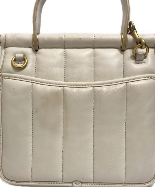 COACH（コーチ）COACH (コーチ) キルティングショルダーバッグ ホワイトの古着・服飾アイテム