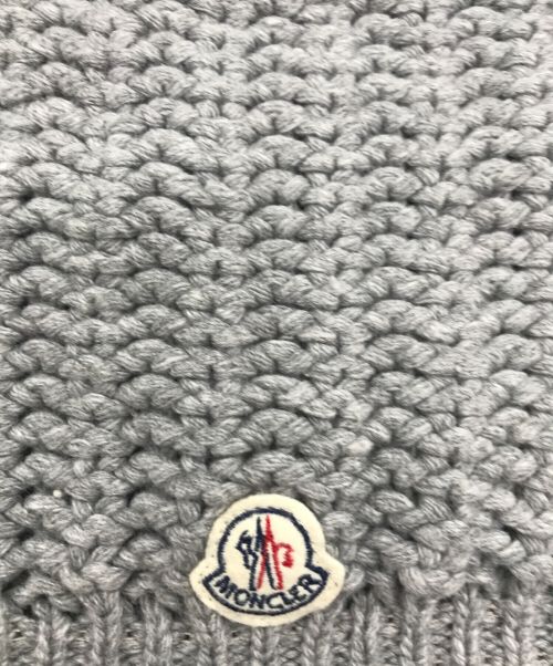 MONCLER（モンクレール）MONCLER (モンクレール) ボンボンニットキャップ グレーの古着・服飾アイテム