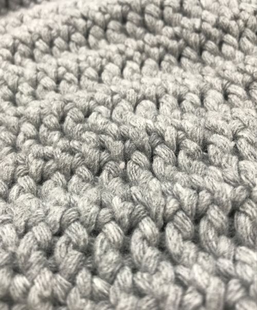 MONCLER（モンクレール）MONCLER (モンクレール) ボンボンニットキャップ グレーの古着・服飾アイテム