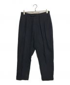 NEATニート）の古着「2タックコットンパンツ」｜ネイビー