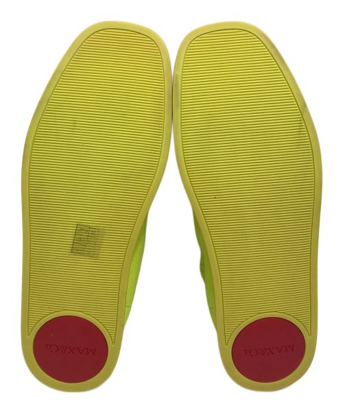 MAX&Co.（マックスアンドコー）MAX&Co. (マックスアンドコー) スリッポン イエロー サイズ:24.5の古着・服飾アイテム
