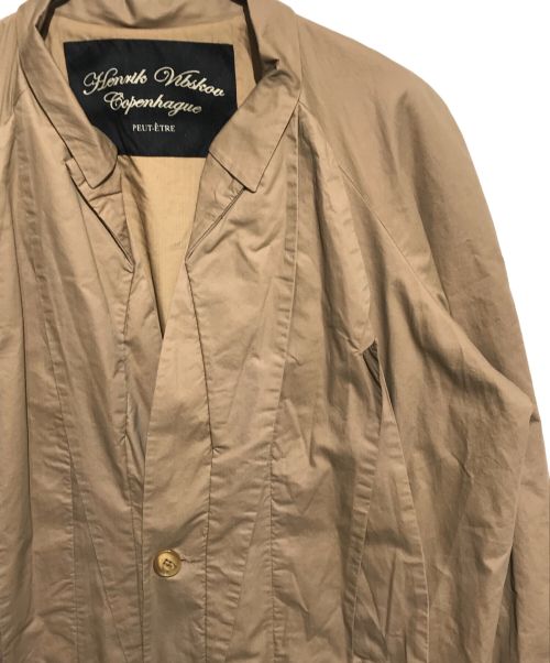 Henrik Vibskov（ヘンリック ヴィブスコフ）Henrik Vibskov (ヘンリック ヴィブスコフ) ロングコート ベージュ サイズ:Mの古着・服飾アイテム