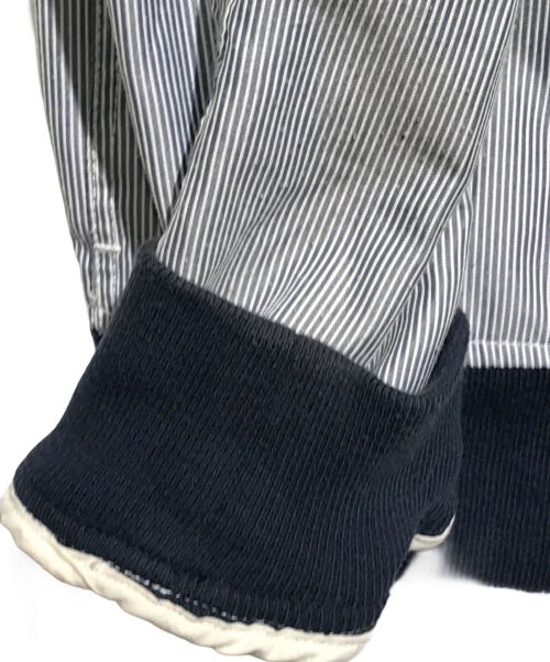 Engineered Garments（エンジニアドガーメンツ）Engineered Garments (エンジニアド ガーメンツ) ストライプフライトジャケット ブルー サイズ:XSの古着・服飾アイテム