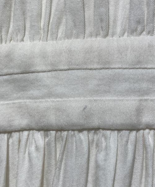 ebure（エブール）ebure (エブール) Vネックロングワンピース ホワイト サイズ:38の古着・服飾アイテム