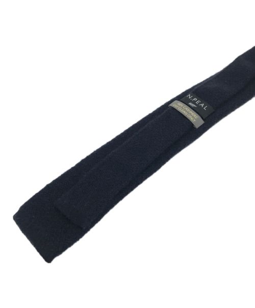 N.PEAL（エヌピール）N.PEAL (エヌピール) カシミヤニットタイ ネイビー サイズ:　の古着・服飾アイテム