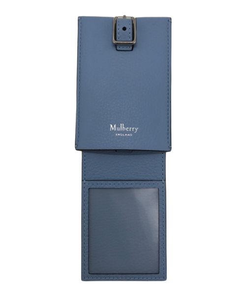 MULBERRY（マルベリー）MULBERRY (マルベリー) IDカードケース ブルーの古着・服飾アイテム