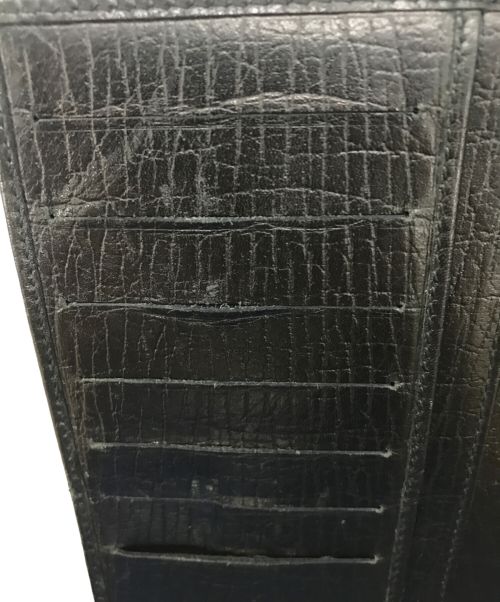 GUCCI（グッチ）GUCCI (グッチ) GGキャンバス ロングバンブーウォレット ブラックの古着・服飾アイテム