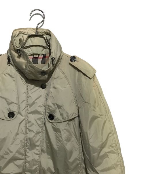 BURBERRY BRIT（バーバリーブリット）BURBERRY BRIT (バーバリーブリット) 裏ノヴァチェック中綿ジャケット ベージュ サイズ:40の古着・服飾アイテム