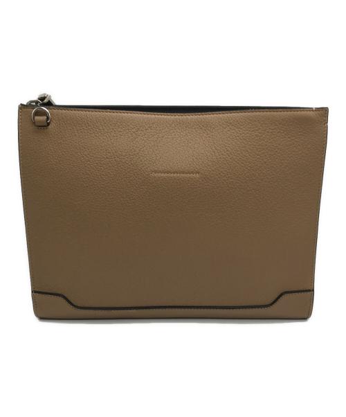 Christian Louboutin（クリスチャン・ルブタン）Christian Louboutin (クリスチャン・ルブタン) スカイポーチ クラッチバッグ ブラウンの古着・服飾アイテム