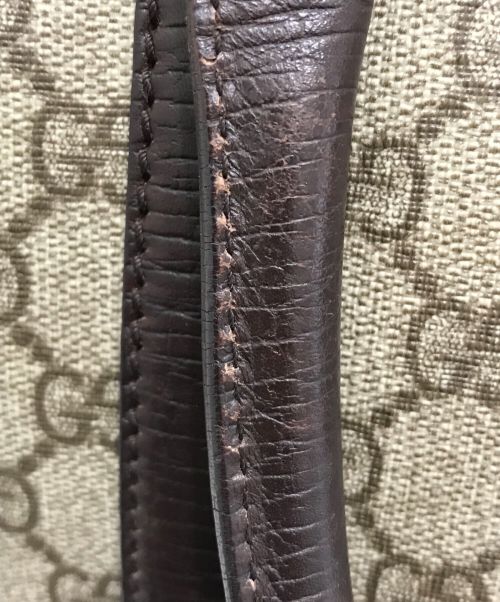 GUCCI（グッチ）GUCCI (グッチ) GGスプリームPVCトートバッグ ベージュの古着・服飾アイテム