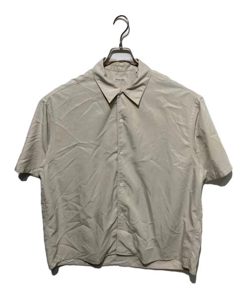STEVEN ALAN（スティーブンアラン）STEVEN ALAN (スティーブンアラン) DRAPE TURNOVER COLLAR SHORT SLEEVE SHIRT-WIDE ホワイト サイズ:Sの古着・服飾アイテム
