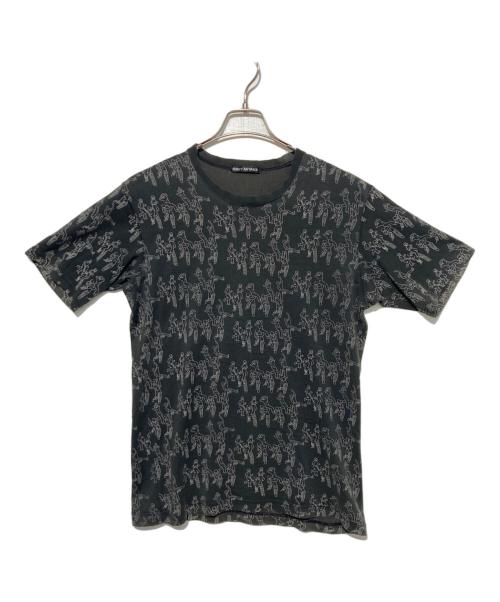 ISSEY MIYAKE（イッセイミヤケ）ISSEY MIYAKE (イッセイミヤケ) 総柄Tシャツ ブラック サイズ:2の古着・服飾アイテム