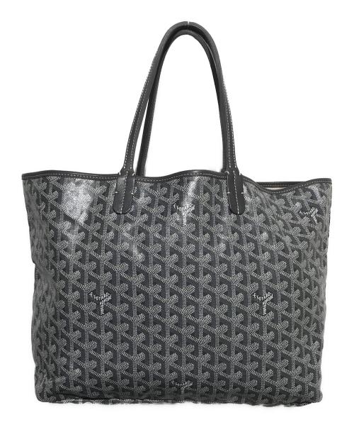 GOYARD（ゴヤール）GOYARD (ゴヤール) アンジュ サンルイコーティングキャンバストートバッグ グレーの古着・服飾アイテム