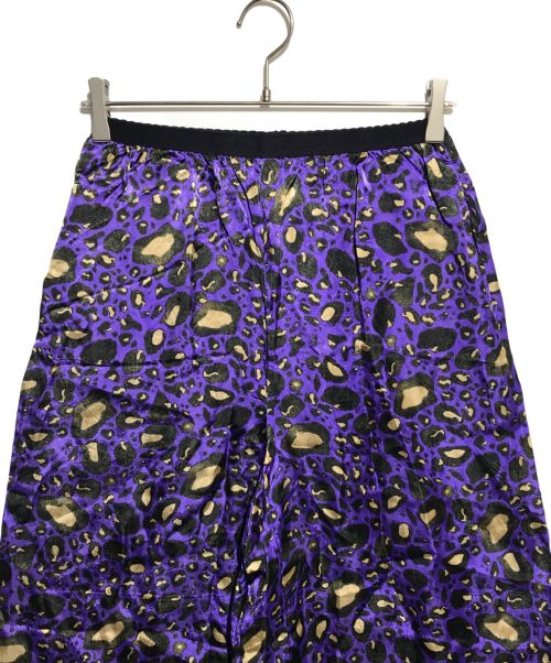 MM6 Maison Margiela（エムエムシックスメゾンマルジェラ）MM6 Maison Margiela (エムエムシックス メゾンマルジェラ) レオパードイージーパンツ パープル サイズ:36の古着・服飾アイテム