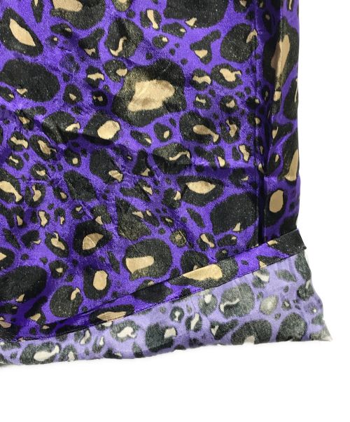 MM6 Maison Margiela（エムエムシックスメゾンマルジェラ）MM6 Maison Margiela (エムエムシックス メゾンマルジェラ) レオパードイージーパンツ パープル サイズ:36の古着・服飾アイテム