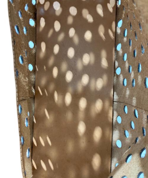 rachel comey（レイチェルコーミー）rachel comey (レイチェルコーミー) パンチングトートバッグ ブラウンの古着・服飾アイテム